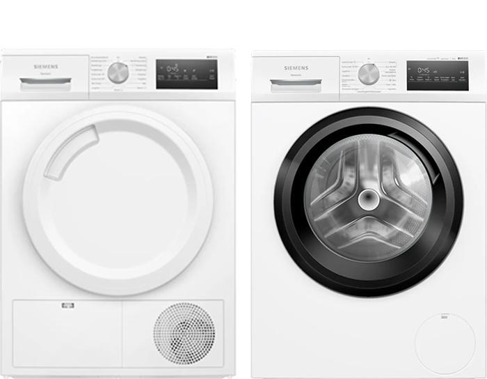 Siemens wasmachine + Siemens droger, Witgoed en Apparatuur, Wasmachines