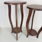 Bijzettafel - Eik - Twee bijzet / plantentafels