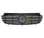 MERCEDES VITO/ VIANO, W639, 2003-2010 - GRILLE, zwart, Verzenden, Nieuw, Mercedes-Benz