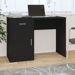 vidaXL Bureau met kast en lade 100x40x73 cm bewerkt hout, Huis en Inrichting, Bureaus, Verzenden, Nieuw