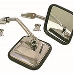 Rugged Ridge 55-86 Jeep CJ Chrome CJ-Style Side Mirror Kit, Ophalen of Verzenden, Nieuw
