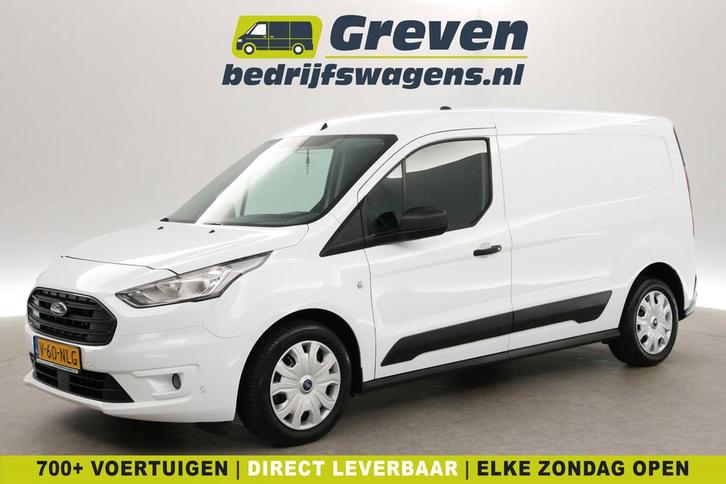 Ford Transit Connect 1.5 EcoBlue L2 100PK Airco 3-Zits PDC, Auto's, Bestelauto's, Lease, Handgeschakeld, Diesel, Wit, Ford, Verzenden