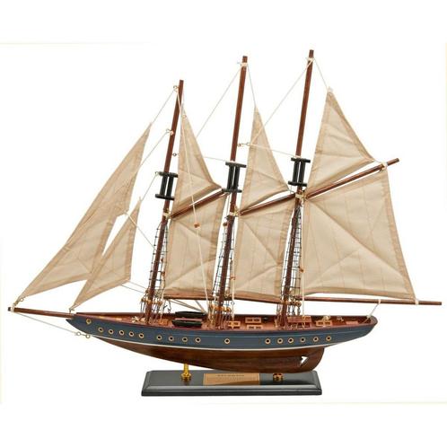Zeilboot Model Atlantic 61cm Donkerblauw, Hobby en Vrije tijd, Modelbouw | Boten en Schepen, Ophalen of Verzenden