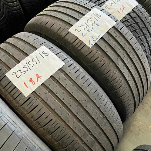 2 x Continental EcoContact 6 235-55-18 Zomerbanden 5,5mm, Auto-onderdelen, Banden en Velgen, 18 inch, Zomerbanden, 235 mm, Personenwagen
