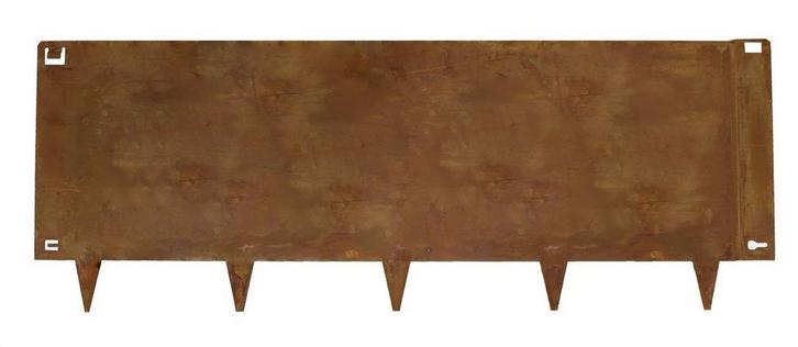 Cortenstaal Borderrand 40 x 106 cm Flexibel - Per Stuk, Tuin en Terras, Bielzen en Borders, Verzenden