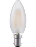 SPL LED Kaarslamp Ba15d 4W 320lm 2500K Mat Dimbaar C35 Cri90, Huis en Inrichting, Lampen | Overige, Nieuw, Ophalen of Verzenden