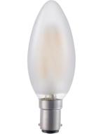 SPL LED Kaarslamp Ba15d 4W 320lm 2500K Mat Dimbaar | Best..., Ophalen of Verzenden, Nieuw