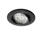 Inbouwspot Lucca | Kantelbaar | Rond | Mat zwart, Nieuw, Modern, Plafondspot of Wandspot, Verzenden