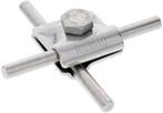 Dehn MV Klem StSt V4A Voor Rd 8-10mm Met Zeskantbout -, Verzenden, Nieuw, Overige typen