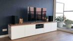 Tv meubel modern strak: staand of zwevende wandkast, Nieuw, Minder dan 100 cm, 25 tot 50 cm, 200 cm of meer