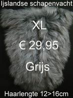 Schapenvacht GRIJS IJSLANDSE GRIJZE langharige vacht € 29,95, Ophalen of Verzenden, Nieuw