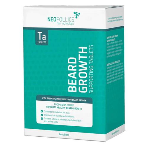 Neofollics  Beard Growth Supporting  Tabletten, Sieraden, Tassen en Uiterlijk, Uiterlijk | Haarverzorging, Nieuw, Verzenden