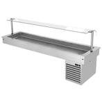 GGM Gastro | Inbouw koelbak 2,1m - +2 tot +8 °C - 6x GN 1/1, Verzenden, Nieuw in verpakking