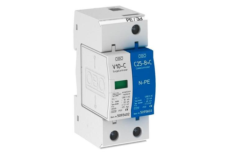 OBO V10 Overspanningsbeveiliging - 5093418, Doe-het-zelf en Verbouw, Elektra en Kabels, Overige typen, Nieuw, Verzenden