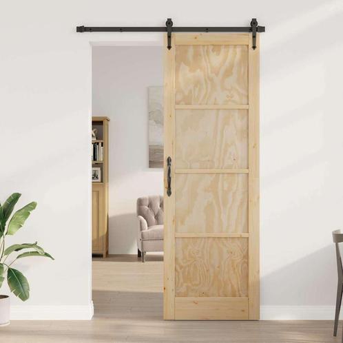 vidaXL Interieur Deur ORKDAL Bruin 78 x 232 cm Multiplex, Doe-het-zelf en Verbouw, Deuren en Horren, Nieuw, Verzenden