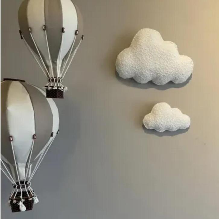 Prachtige 2-delige wanddecoratie wolkenset voor een zacht..., Kinderen en Baby's, Kinderkamer | Inrichting en Decoratie, Nieuw