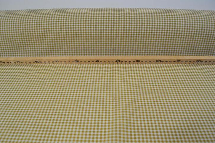 Boerenbont Ruitjes 0.3 CM Beige, Hobby en Vrije tijd, Stoffen en Lappen