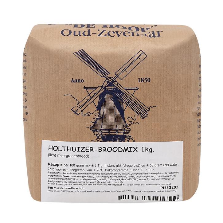 Molen de Hoop Holthuizer Broodmix 1kg, Hobby en Vrije tijd, Taarten en Cupcakes maken, Nieuw, Verzenden