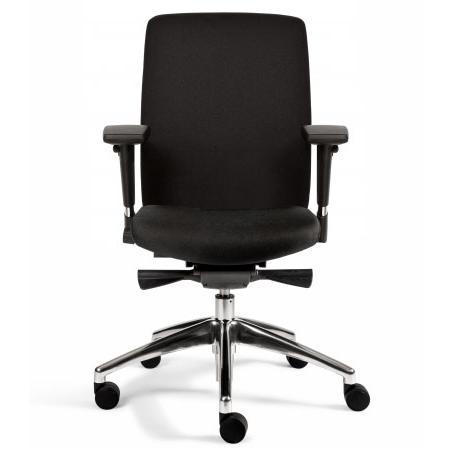 (MDK-107243) Paco bureaustoel zwart GEBRUIKT, Huis en Inrichting, Bureaus, Bureau, Gebruikt, In hoogte verstelbaar, Ophalen of Verzenden