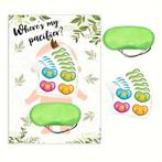 Babyshower spel Plak de Speen op de Mond van de Baby Jungle, Verzenden, Nieuw, Feestartikel, Geboorte of Huwelijk