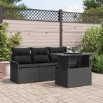 vidaXL 5-delige loungeset voor in de tuin met kussens -, Verzenden, Nieuw, Rotan, Loungeset