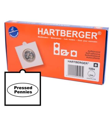Hartberger Munthouders PRESSED PENNIES (100x) zelfklevend beschikbaar voor biedingen