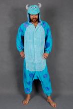 Onesie Sulley Pak Kind Monsters Co 110-116 Blauwe Draak Kost, Nieuw, 110 t/m 116, Ophalen of Verzenden