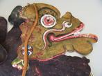3 Wayang Kulit poppen Java - Indonesië (Zonder Minimumprijs), Antiek en Kunst