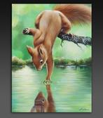 Gala - Squirrel animal painting Mirror