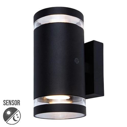 Buitenlamp met sensor Avila | Schemersensor | GU10 fitting |, Tuin en Terras, Buitenverlichting, Wandlamp, Nieuw, Minder dan 50 watt