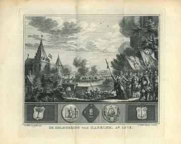 Historische prent van Haarlem