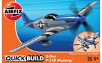 Airfix D-Day P-51D Mustang J6046, Kinderen en Baby's, Speelgoed | Bouwstenen, Nieuw, Verzenden