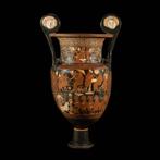 Magna Graecia, Apulië. Aardewerk Monumentale rolkrater met