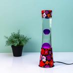 Lavalamp bloemen met roze lava, Verzenden, Nieuw