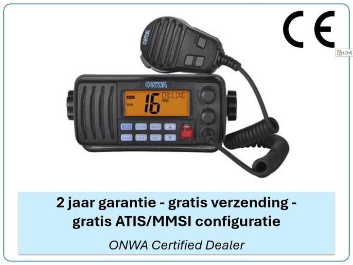 ONWA KV-290 - DSC/GPS/ATIS inbouwmarifoon, Watersport en Boten, Navigatiemiddelen en Scheepselektronica, Communicatie, Nieuw, Ophalen of Verzenden