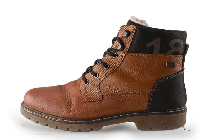 Rieker Veterboots in maat 42 Cognac, Kleding | Heren, Schoenen, Overige kleuren, Zo goed als nieuw, Boots, Verzenden