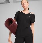 -30% Puma  Puma Studio fashion tee regular 525840-01  maat X, Kleding | Dames, Verzenden, Nieuw, Zwart