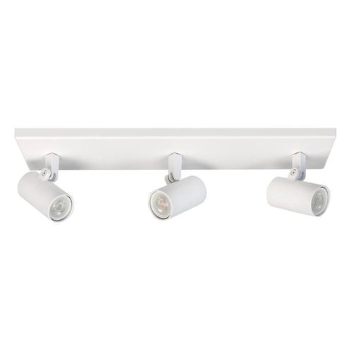 Opbouwspot Piccolo Wit Metaal Rechthoek GU10 3-voudig 40cm, Huis en Inrichting, Lampen | Spots, Ophalen of Verzenden
