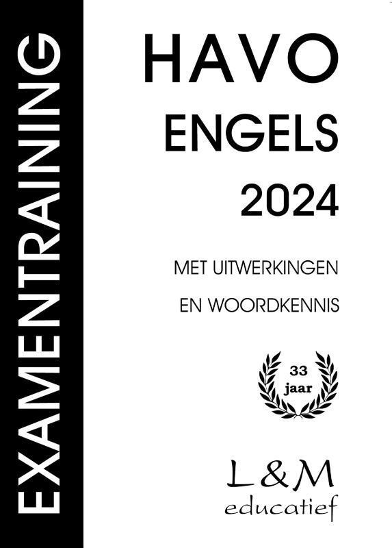 Examentraining Havo Engels 2024 9789054894476, Boeken, Schoolboeken, Zo goed als nieuw, Verzenden