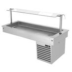 GGM Gastro | Inbouw koelbak 1,5m - +2 tot +8 °C - 4x GN 1/1, Verzenden, Nieuw in verpakking
