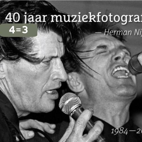 40 jaar Muziekfotografie 9789493383050 Herman Nijhof, Boeken, Overige Boeken, Zo goed als nieuw, Verzenden
