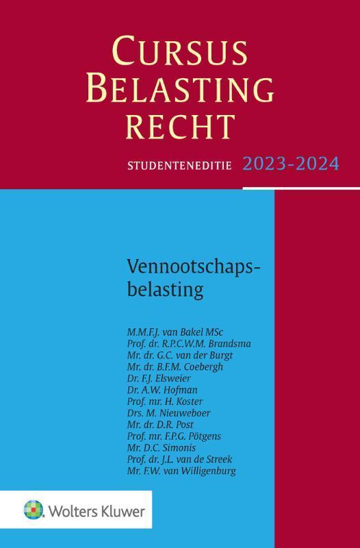 Cursus Belastingrecht Vennootschapsbelasting 2 9789013171860, Boeken, Studieboeken en Cursussen, Zo goed als nieuw, Verzenden