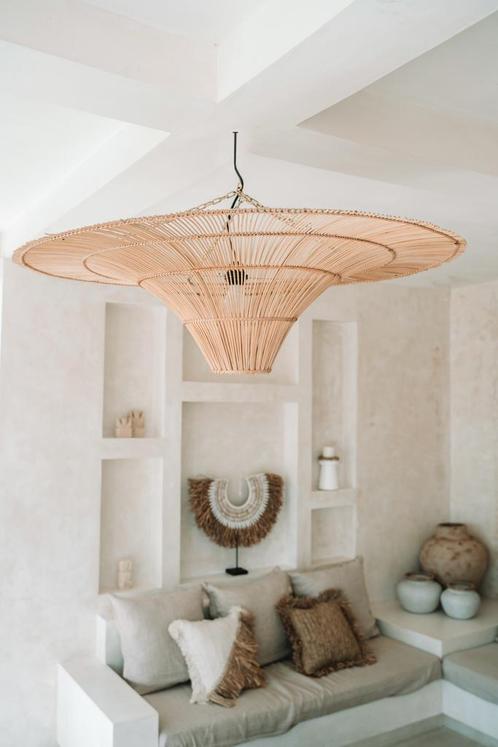 De Sky Hanglamp - Naturel - XXL, Huis en Inrichting, Lampen | Overige, Nieuw, Verzenden