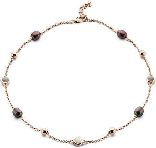 Casa Jewelry Collier Bella Grey - Rosé Verguld, Sieraden, Tassen en Uiterlijk, Kettingen, Verzenden