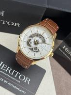 Heritor - Automatic Davies Semi-Skeleton - gold/brown -, Nieuw