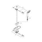 GROHE Euphoria Duo Doucheset - Handdouche 11 cm - Glijstang, Huis en Inrichting, Verzenden, Zo goed als nieuw