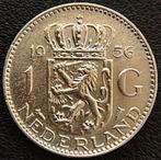 Nederlandse zilveren Gulden 1956, Postzegels en Munten, Munten | Nederland, Verzenden, Koningin Juliana, Losse munt, Zilver