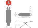 Brabantia Strijkplank B - Strijkijzerhouder - 124 x 38 cm -, Verzenden, Zo goed als nieuw
