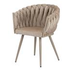 Wave Chair Cream – Luxe Eetkamerstoelen – Pole to Pole, Huis en Inrichting, Stoelen, Ophalen, Nieuw