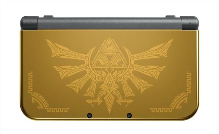 New Nintendo 3DS XL Hyrule Limited Edition (Nette Staat &..., Spelcomputers en Games, Spelcomputers | Nintendo 2DS en 3DS, Zo goed als nieuw